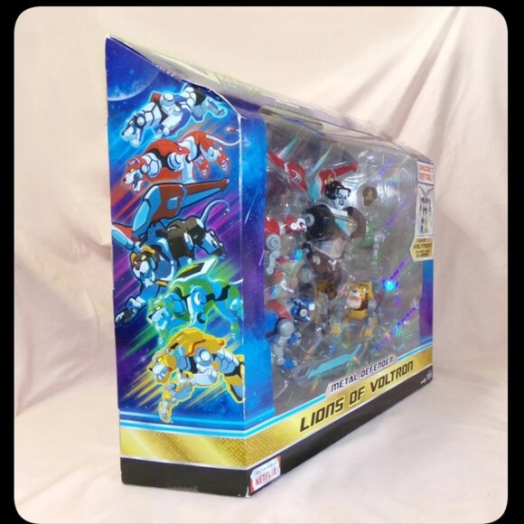 VOLTRON LEGENDARY METAL DEFENDER SET-New-Diecast-Dreamworks-2017-SDCC-FAST SHIP - Picture 3 of 13